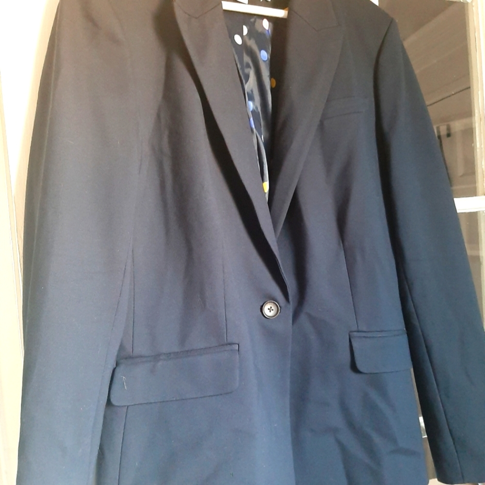 Boden navy work blazer size 16R, never worn!